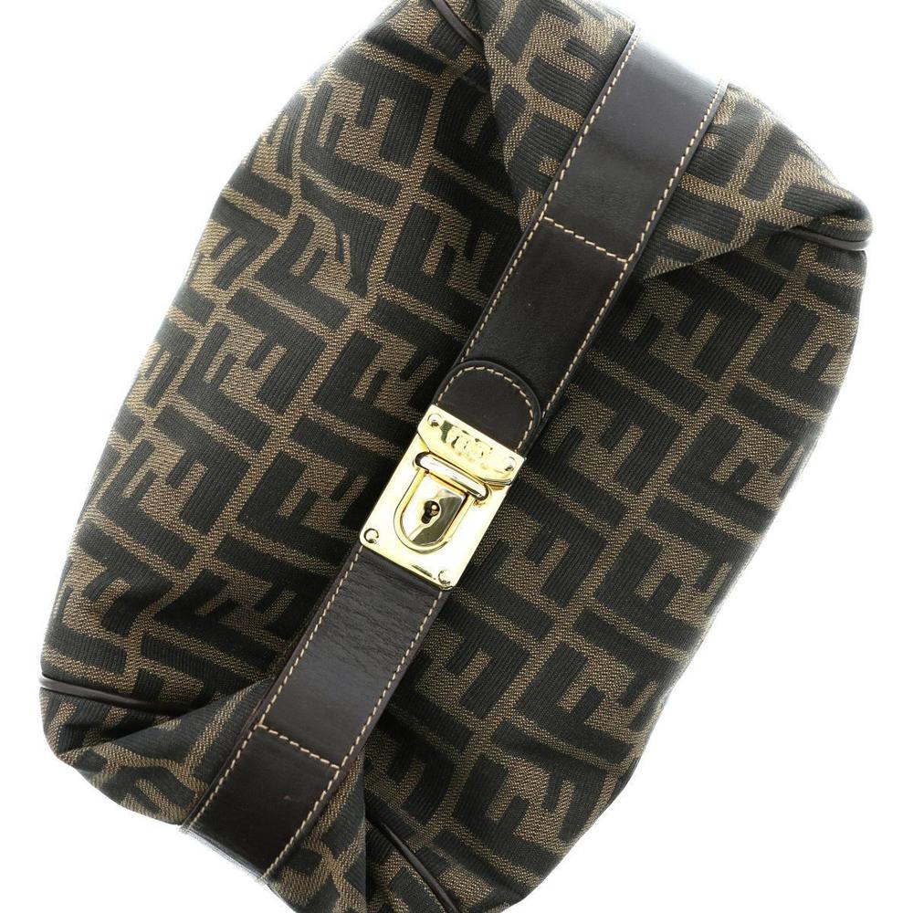 Fendi Pattern Pouch Brown - image 5